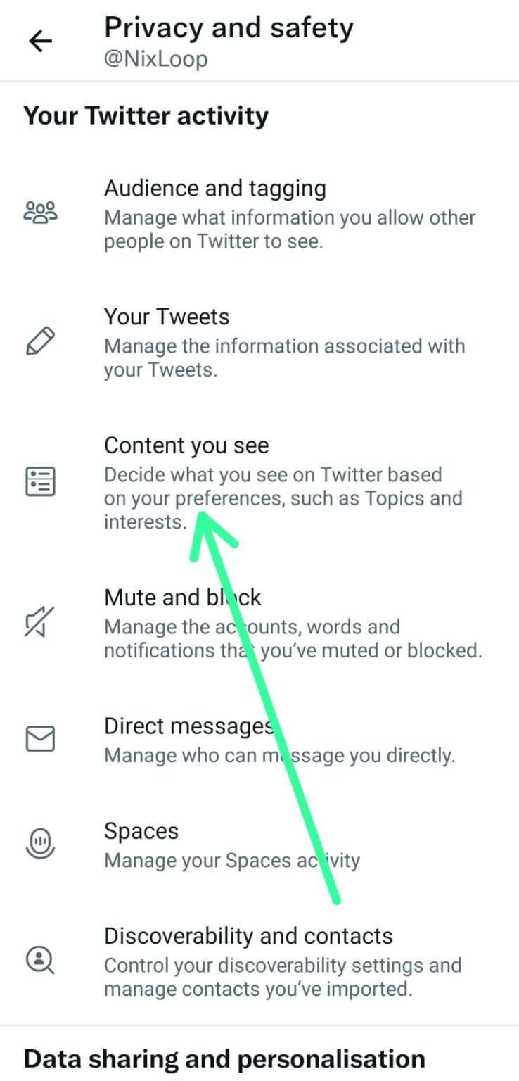 Fix Twitter sensitive content setting not working 2023 NixLoop