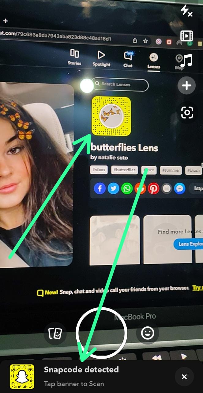 How to Unlock the Butterflies Lens on Snapchat NixLoop