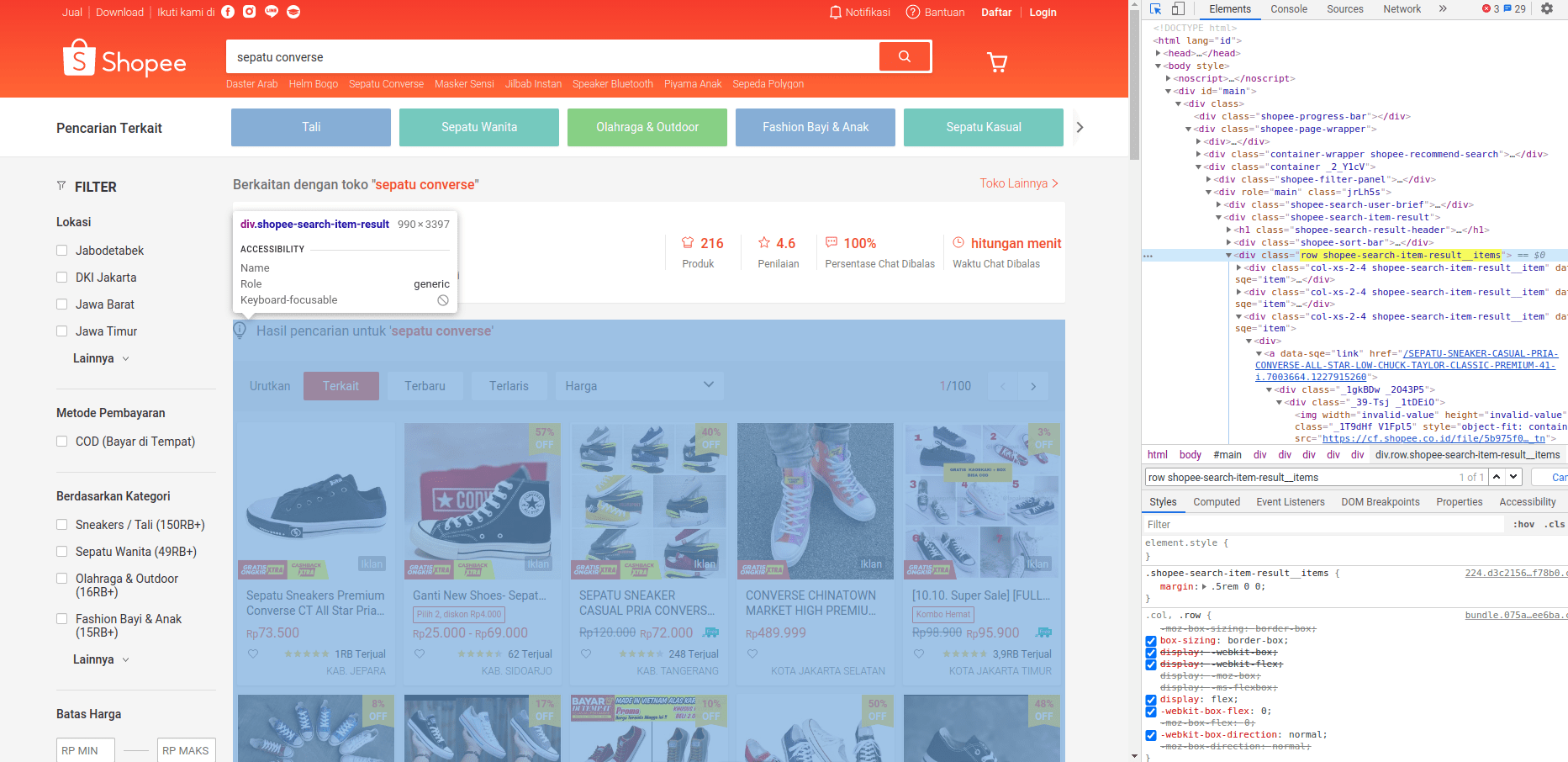 Membuat Web Scraper Shopee Dengan Python Nixpoin