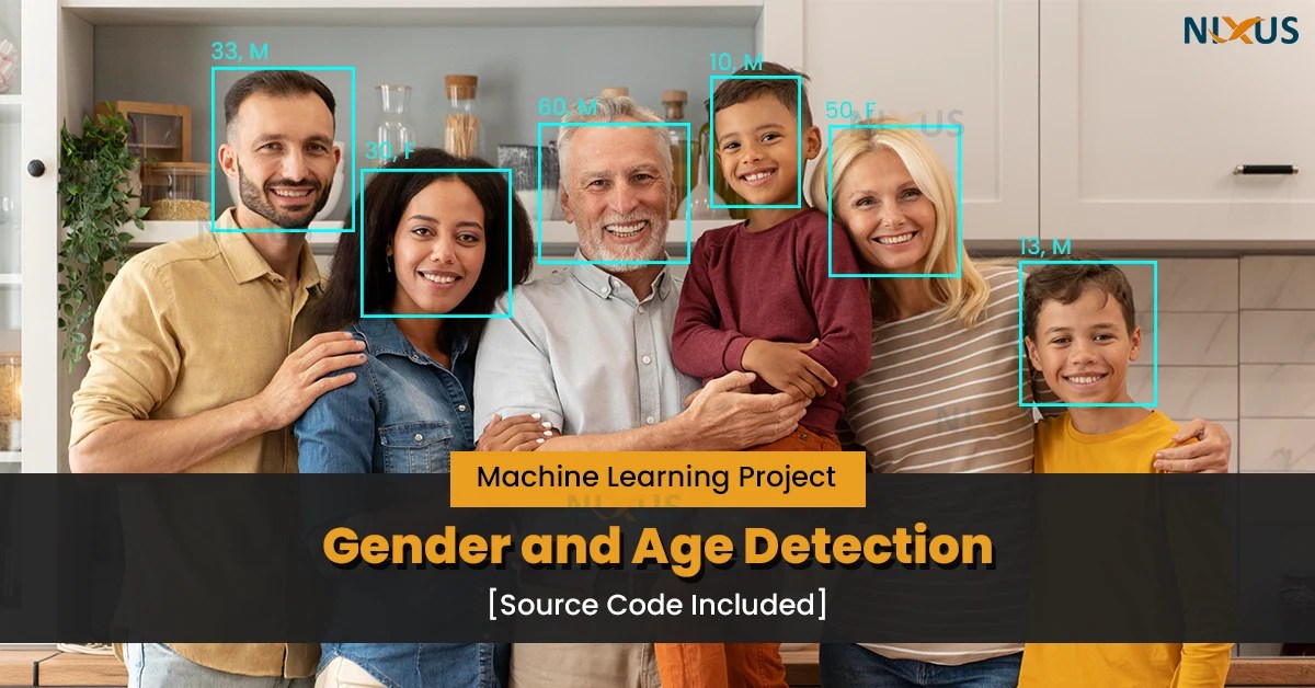 Gender and Age Detection Machine Learning Project Nixus