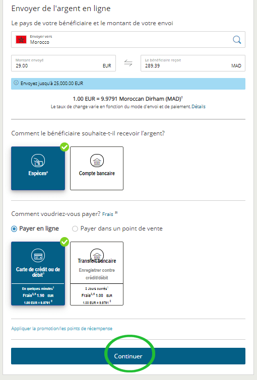 comment payer par western union Lounka shop