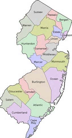 South Jersey County Map New Jersey Counties | New Jersey Association Of Counties