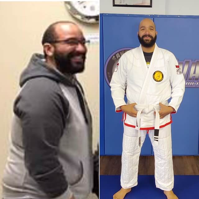 Lyndhurst JiuJitsu student's incredible weight loss