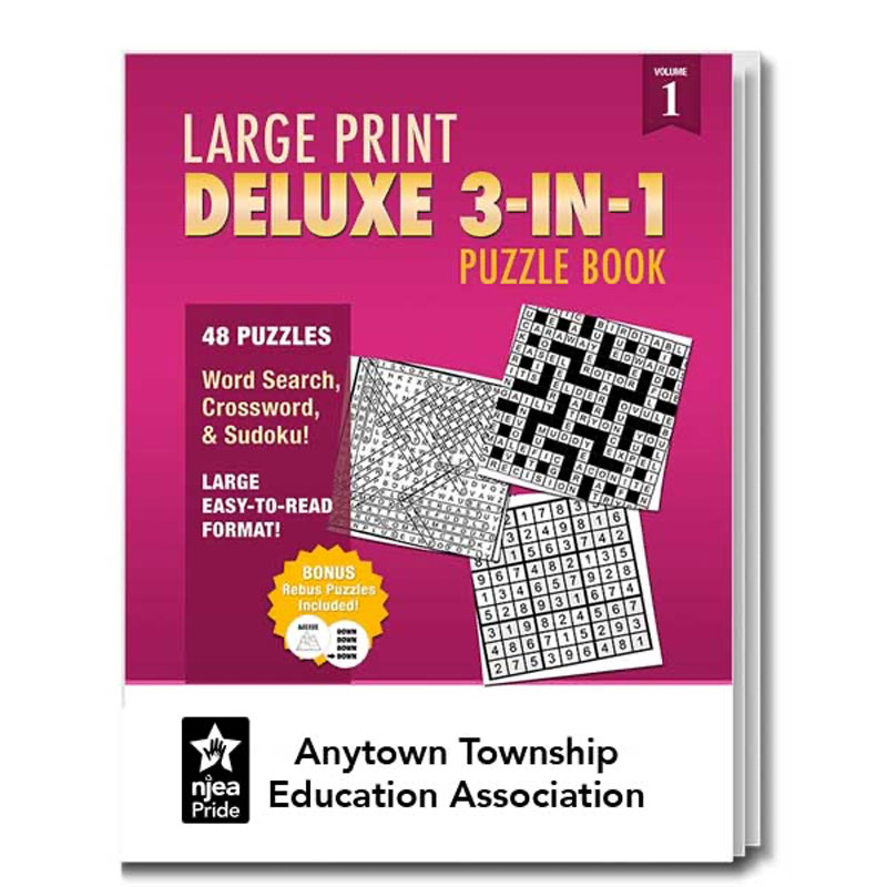 Deluxe Puzzle Book (Minimum Order 250) NJEA Pride Store