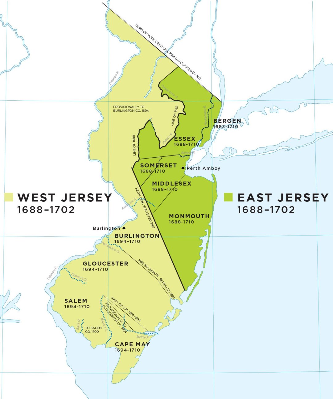 New Jersey at 350 — A Short History of Colonial New Jersey Land Records