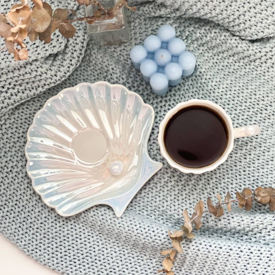 Novelty Pearl Glaze Teacup, Fancy Teacup, Beautiful Teacup, New Design