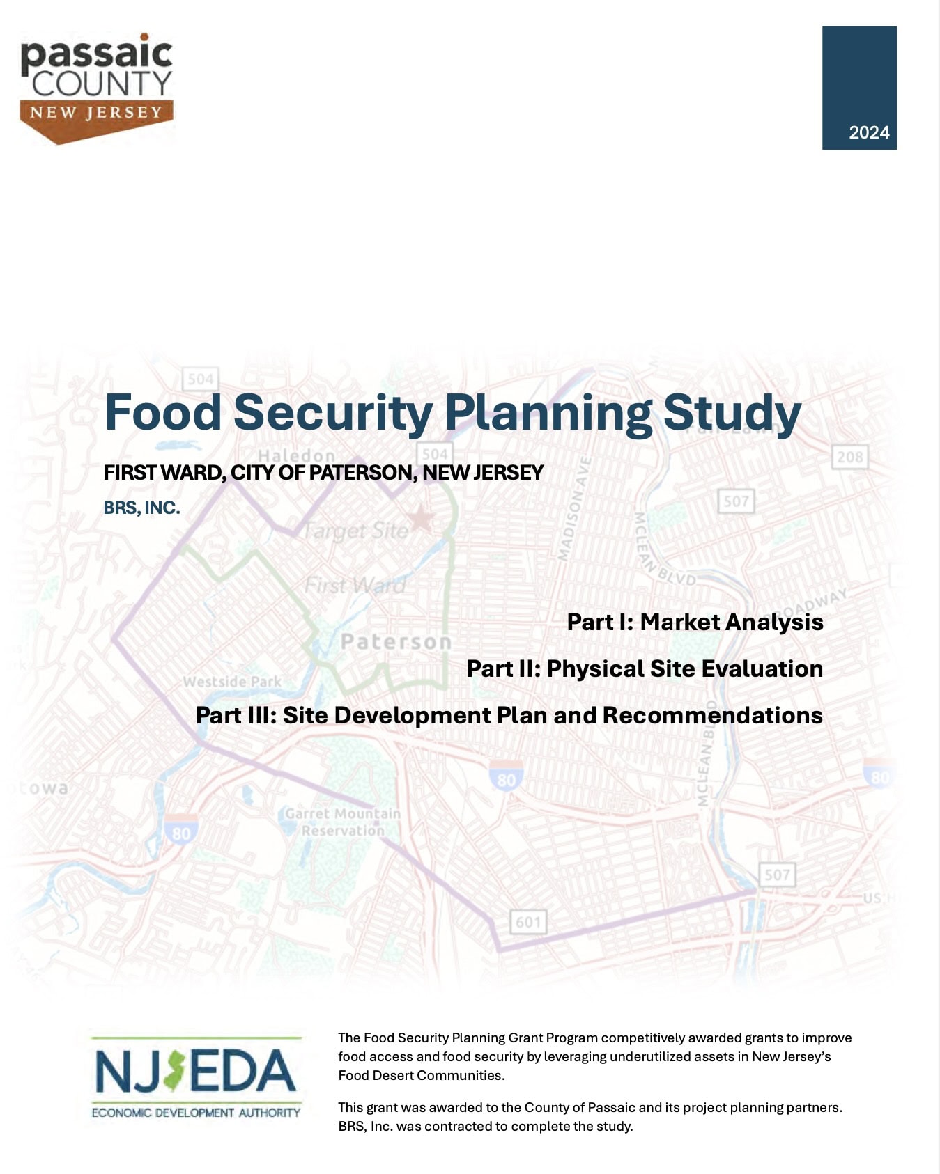 Food Security Planning Study, First Ward, City of Paterson American Planning Association New