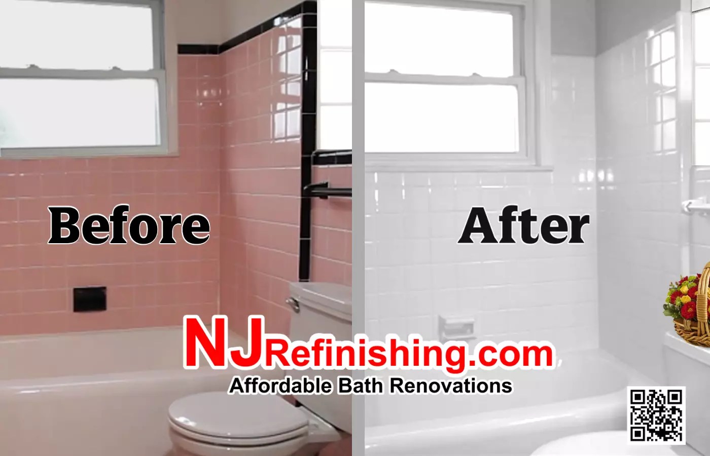 Bathtub Tile Reglazing / Refinishing / Painting Services