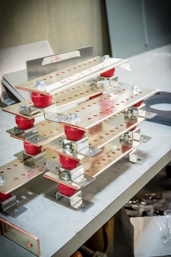 N.J. SULLIVANCopper Buss Bars silver plated