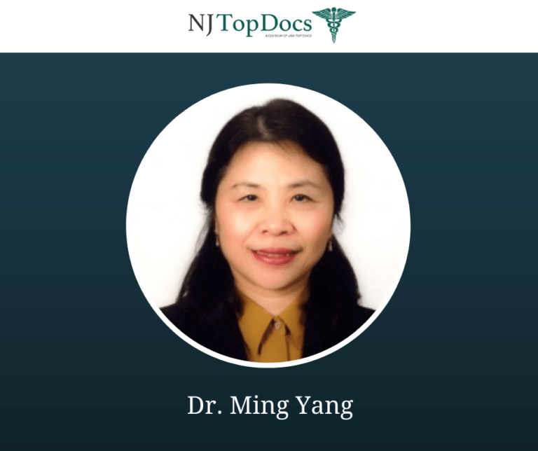 Acupuncturist, Dr. Ming Yang Awarded As 2021 NJ Top Doc