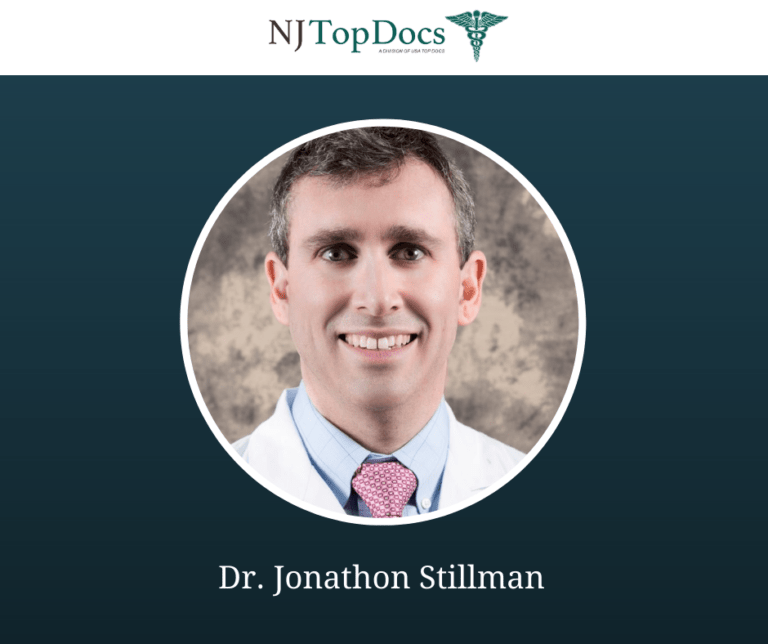 Jonathon Stillman, MD Awarded Designation of NJ Top Doc For 2022