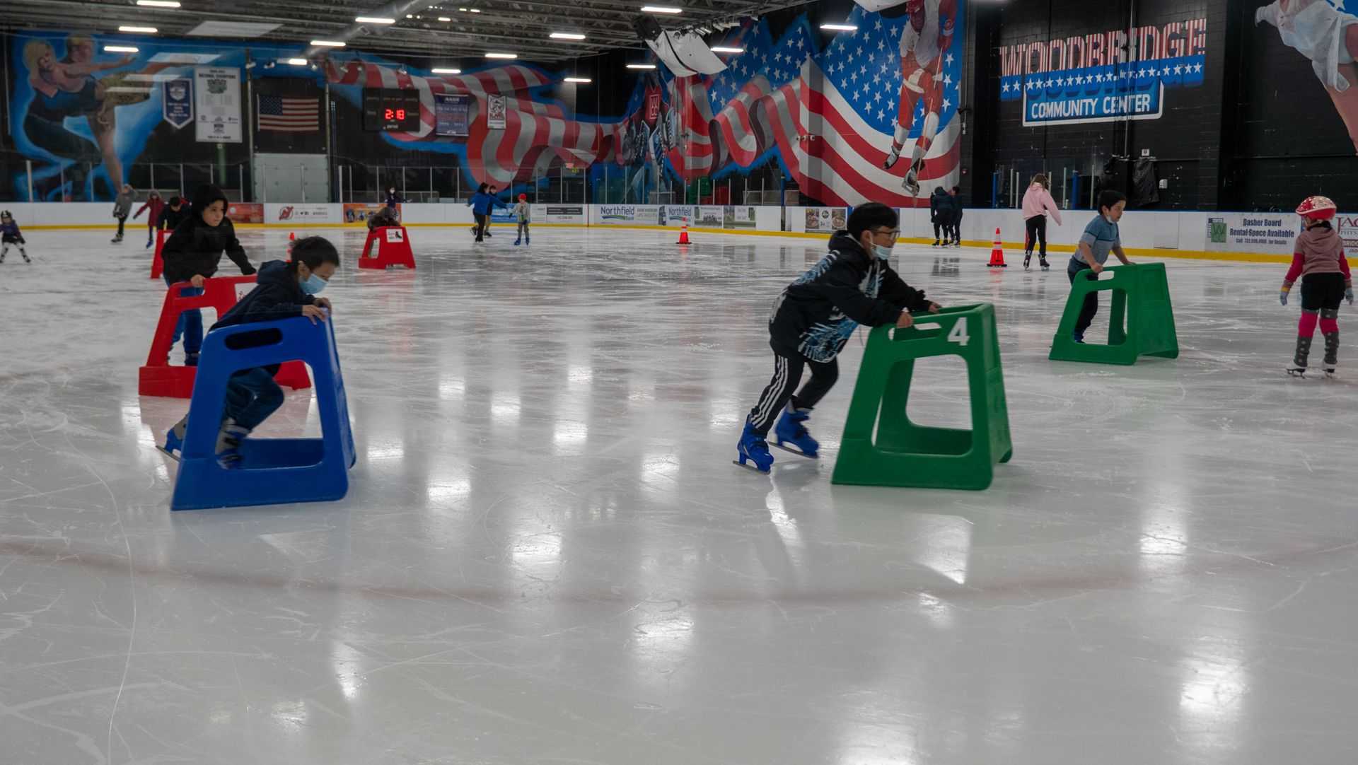 Ice Skating Birthday Woodbridge Community Center