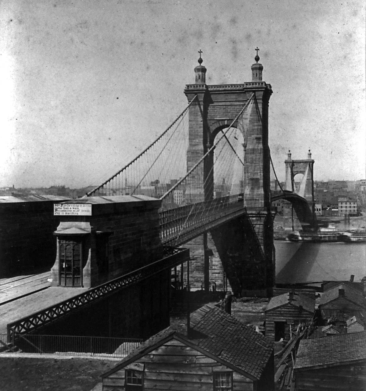 Our Rich History 150 Years Young, the John A. Roebling Bridge comes to