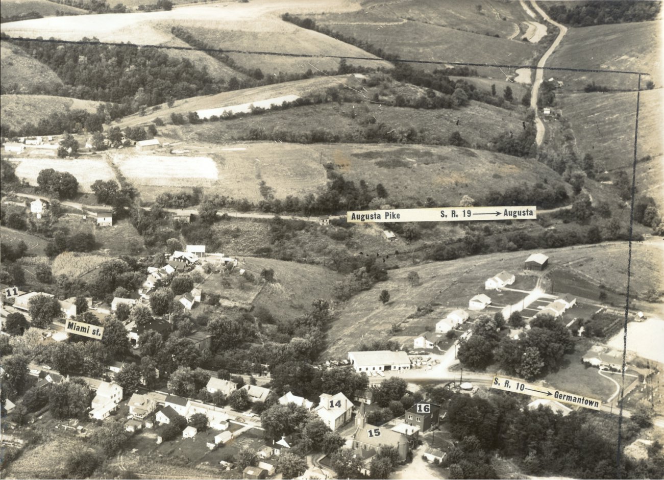 Aerial View of Brooksville, Kentucky