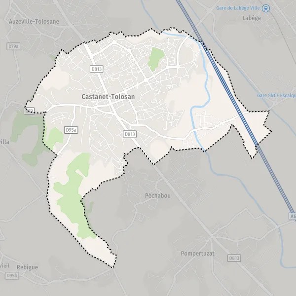 Plattegrond kaart van (31320) en