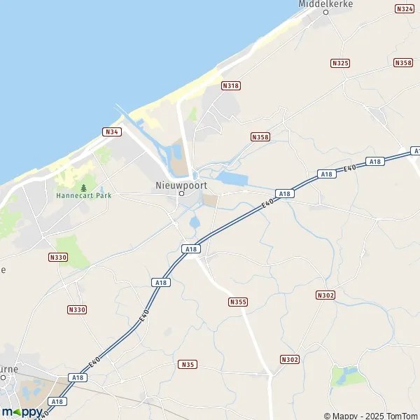 Kaart Van Nieuwpoort Plattegrond Nieuwpoort kaart van Nieuwpoort (8620) en praktische info