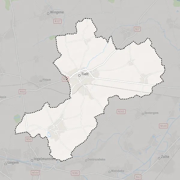 Kaart Nederland Tielt Plattegrond Tielt kaart van Tielt (8700) en praktische info
