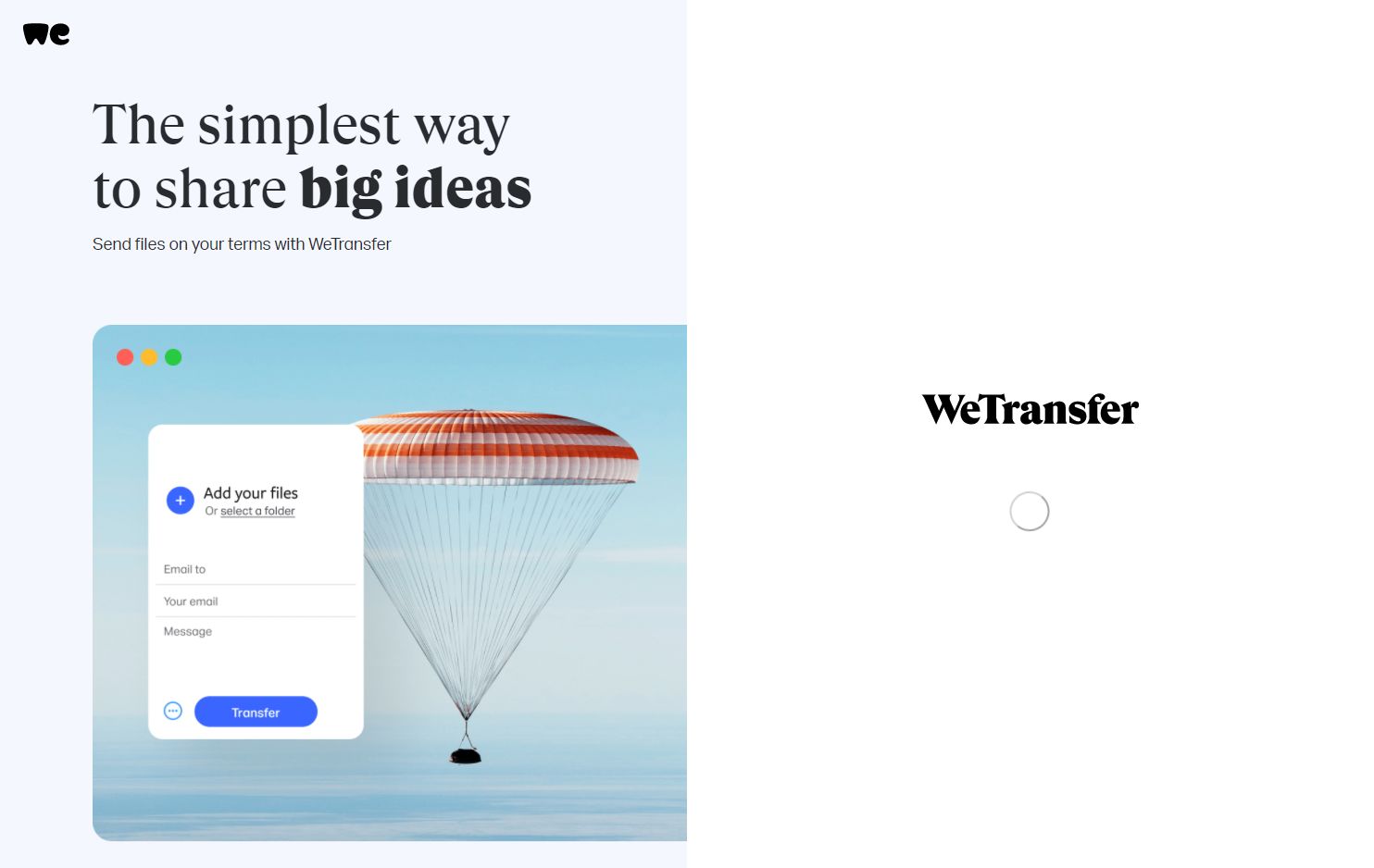 Our Collect App – WeTransfer Support