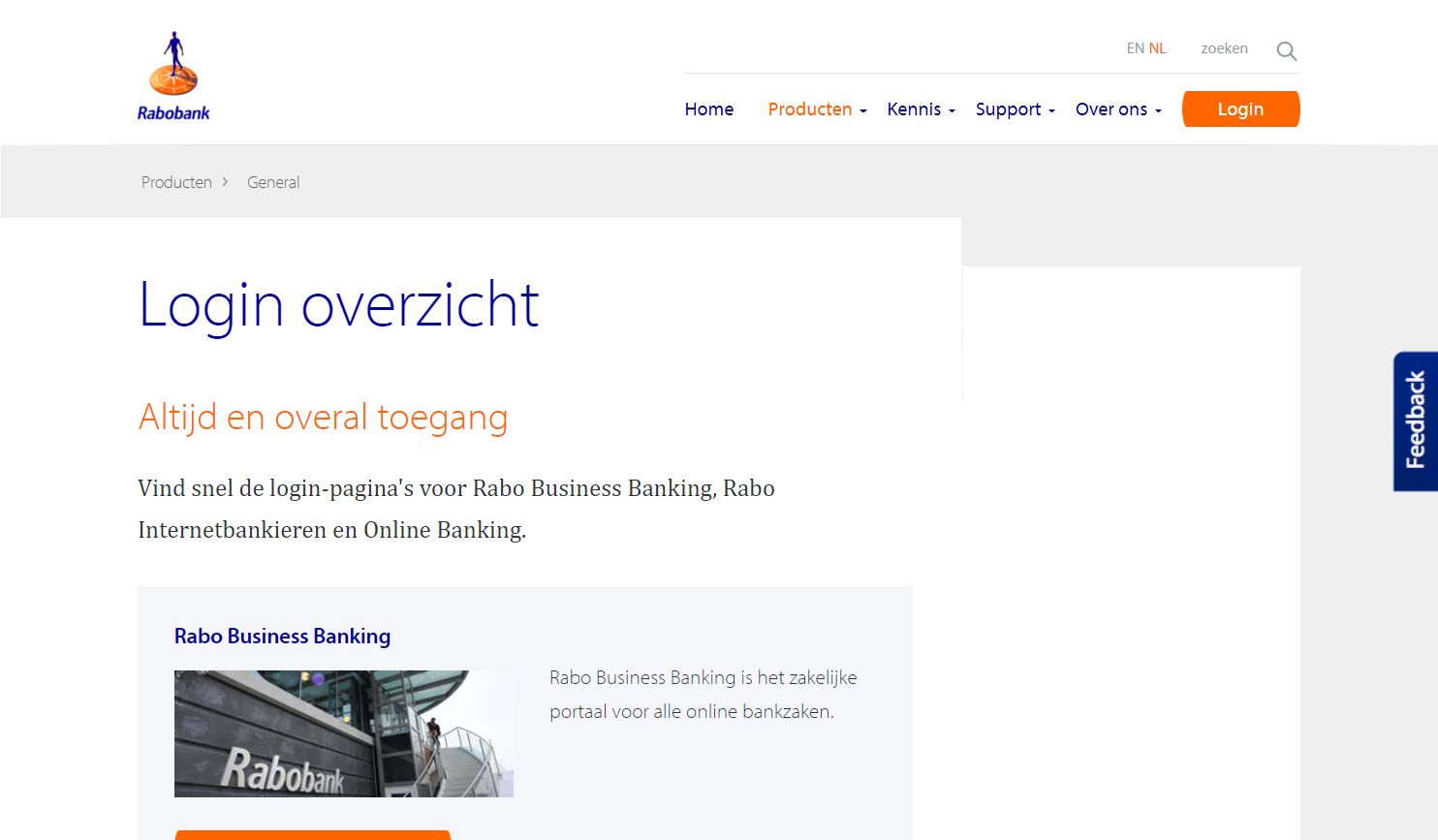 Rabobank Cash Management Inloggen