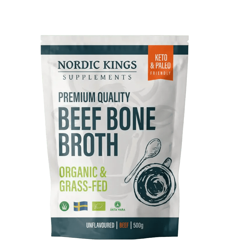 Nordic Kings Organic Beef Bone Broth Powder kopen? LiveHelfi