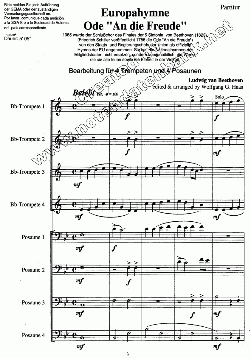 Ode 'An die Freude' (4023343)