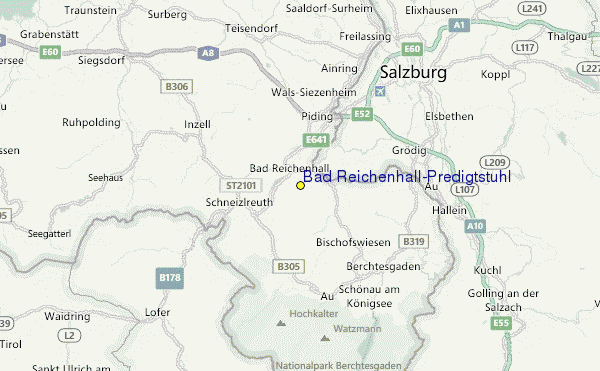 Bad Reichenhall/Predigtstuhl Skigebied Gids, Lokaliteitkaart en Bad