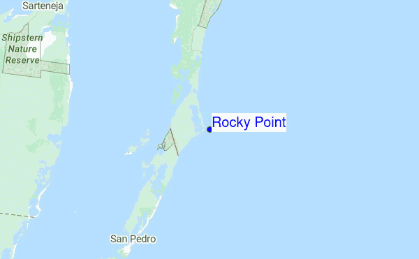 Rocky Point Golfvoorspellingen en Surfberichten (Belize, Belize)