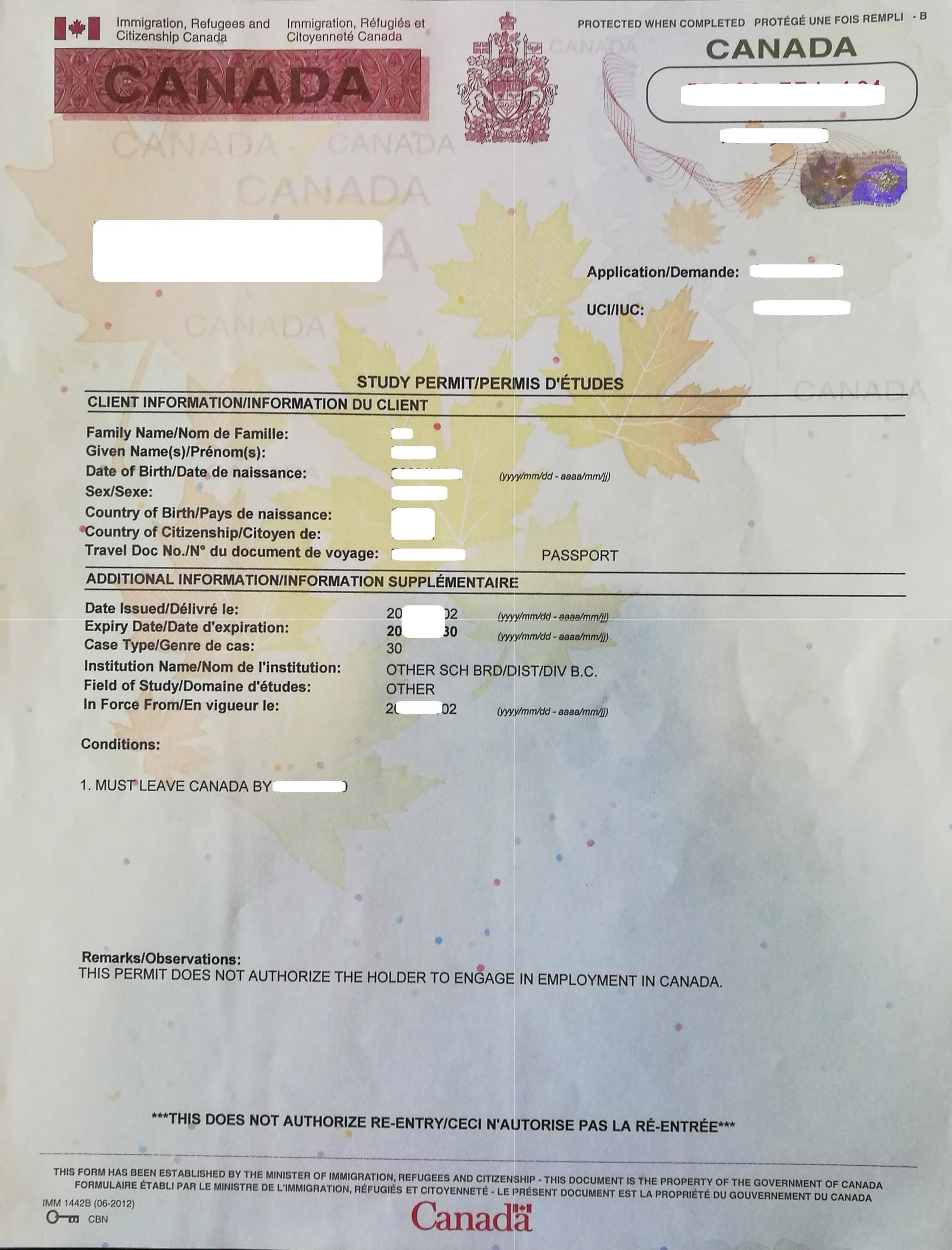 Canada Immigration Open Work Permit Visa Application