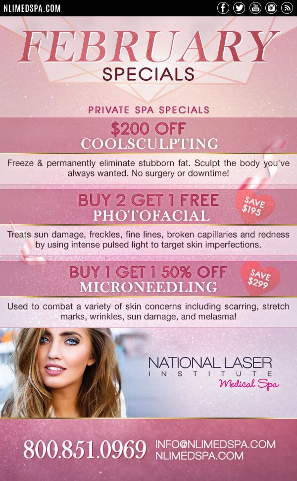 Feel Your Best This Valentine’s Day National Laser Institute Medical Spa