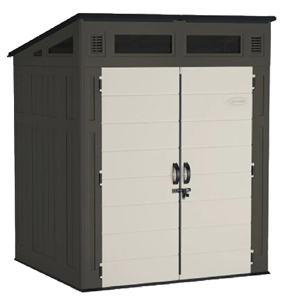 Suncast Modernist® 6 x 5 ft Storage Shed Peppercorn NLI Solutions