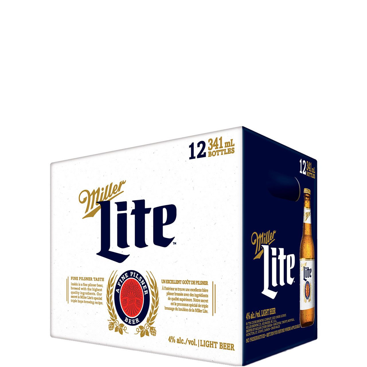 Miller Lite Beer, 30 Pack, 12 Fl Oz Aluminum Cans, ABV,, 02/03/2023