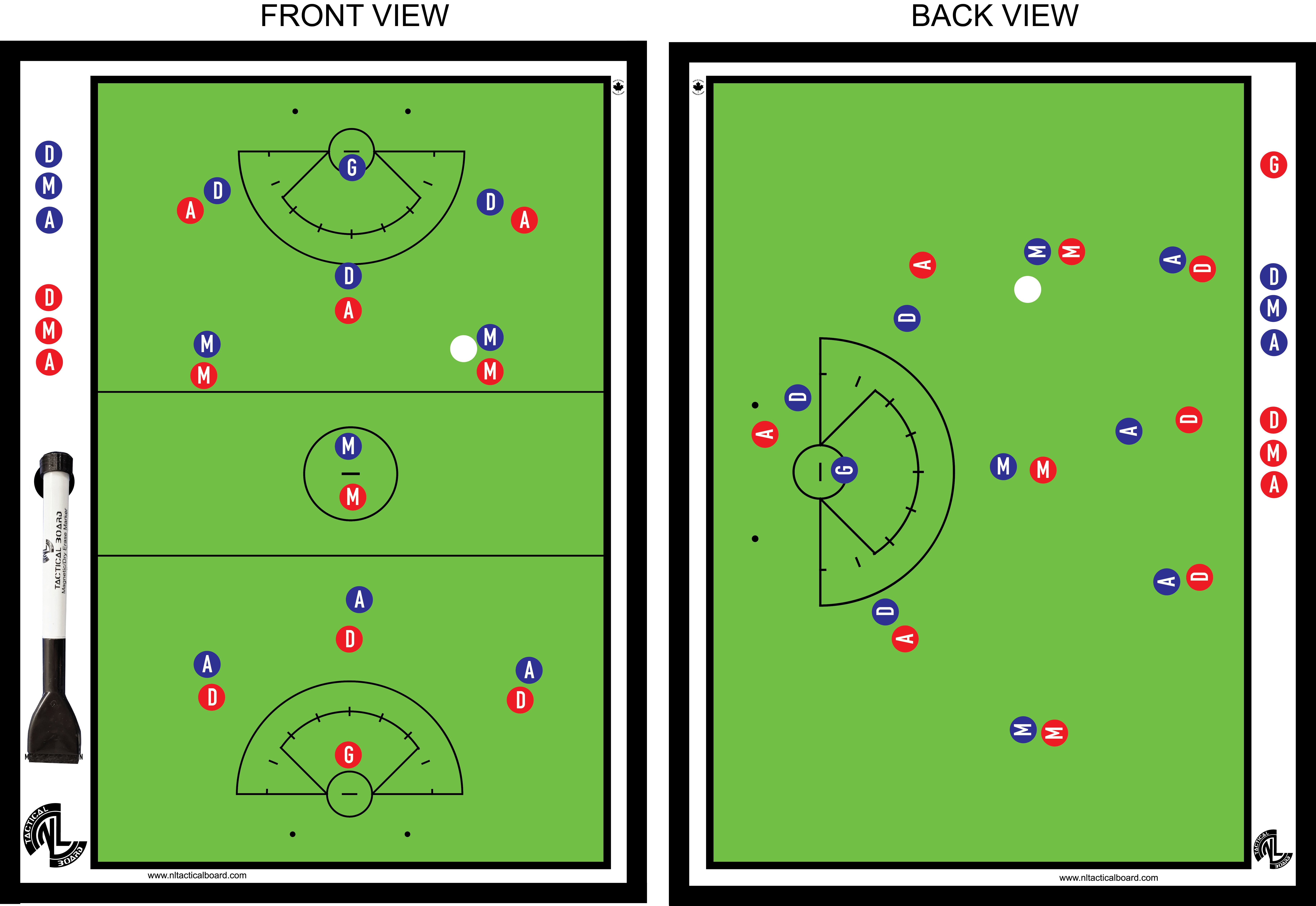 Pro Lacrosse 1 Board Bundle NL Tactical Board