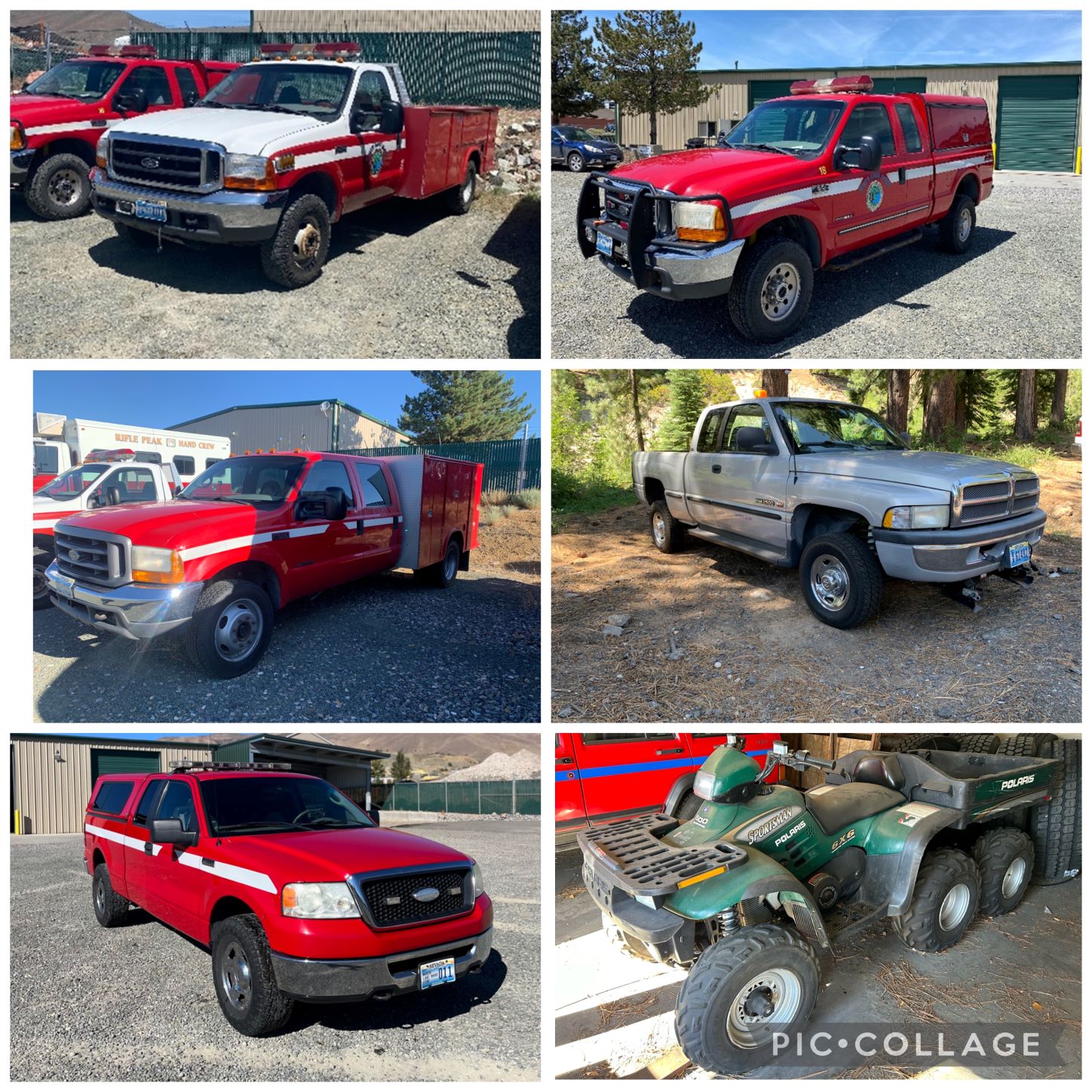 February 2023 Surplus Equipment Sale North Lake Tahoe Fire Protection