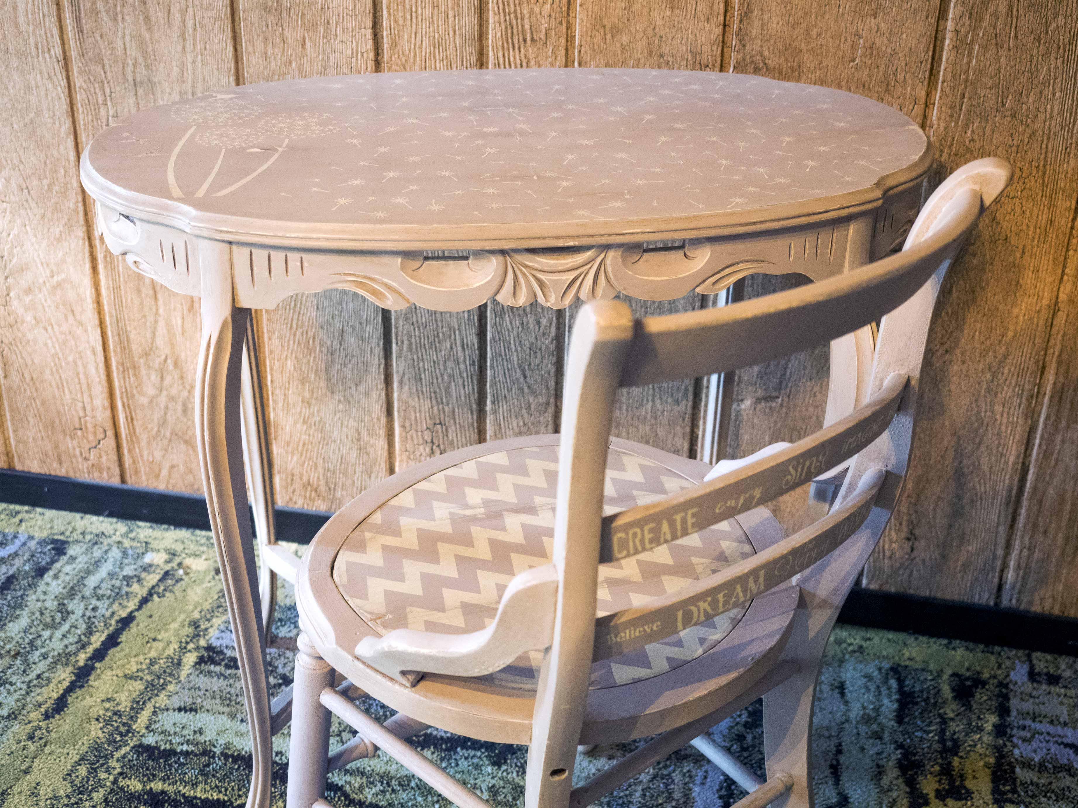 Delicate & Durable An Antique Table and Chair Restoration South Lake