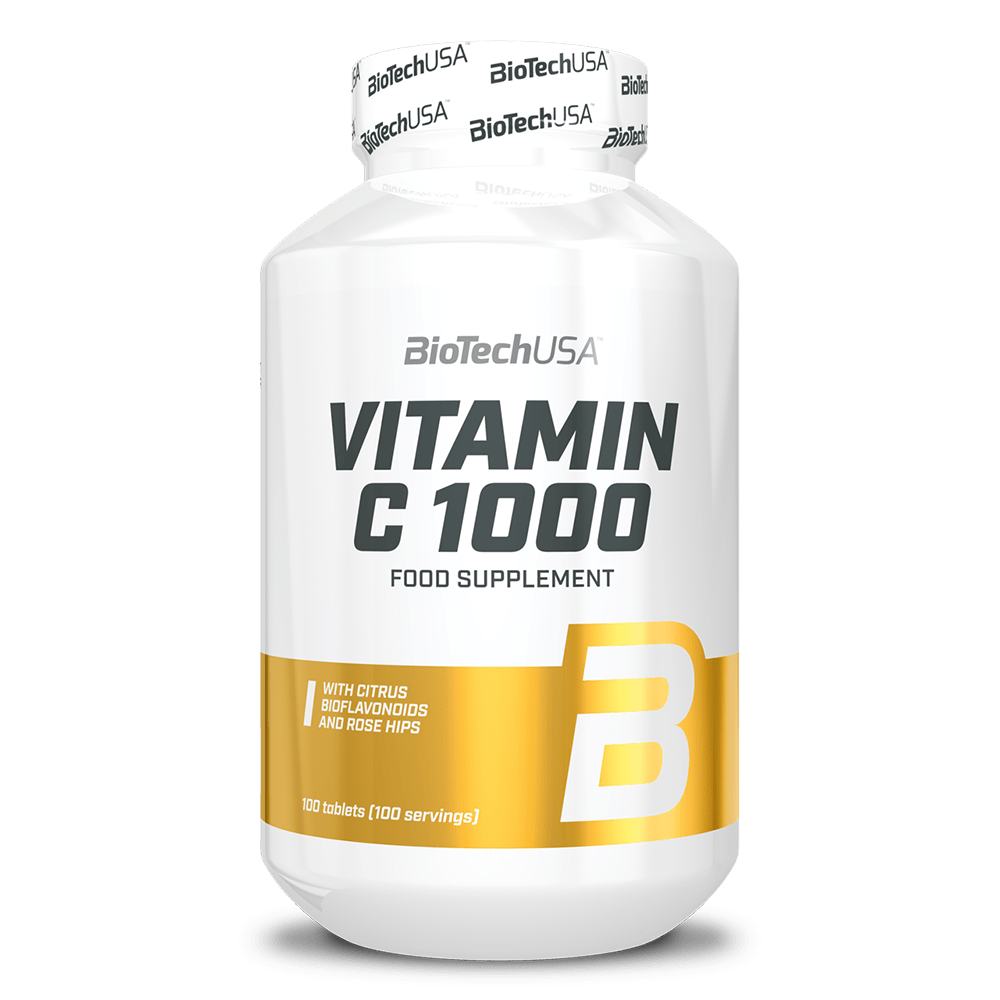 BioTech USA Vitamin C 1000 100 tabs Νmak Fitness