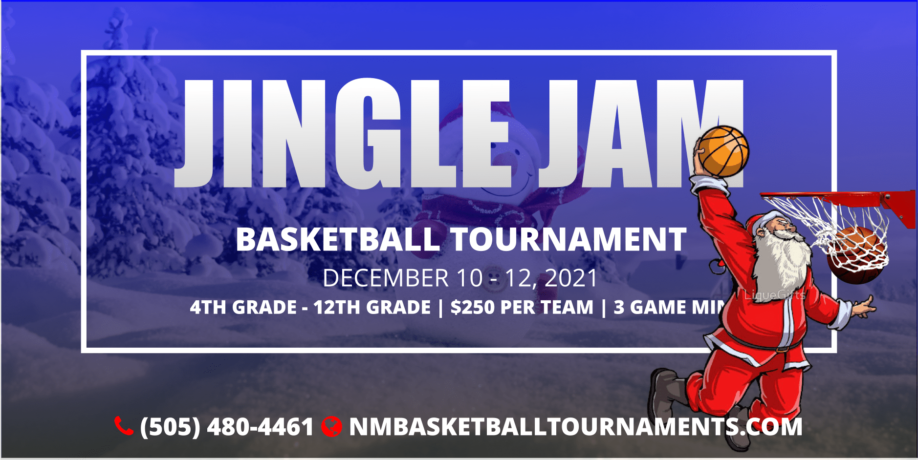 JINGLE JAM NM BASKETBALL TOURNAMENTS