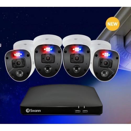 Swann 4 Channel Security System True HD DVR4680 with 2TB HDD & 4 x
