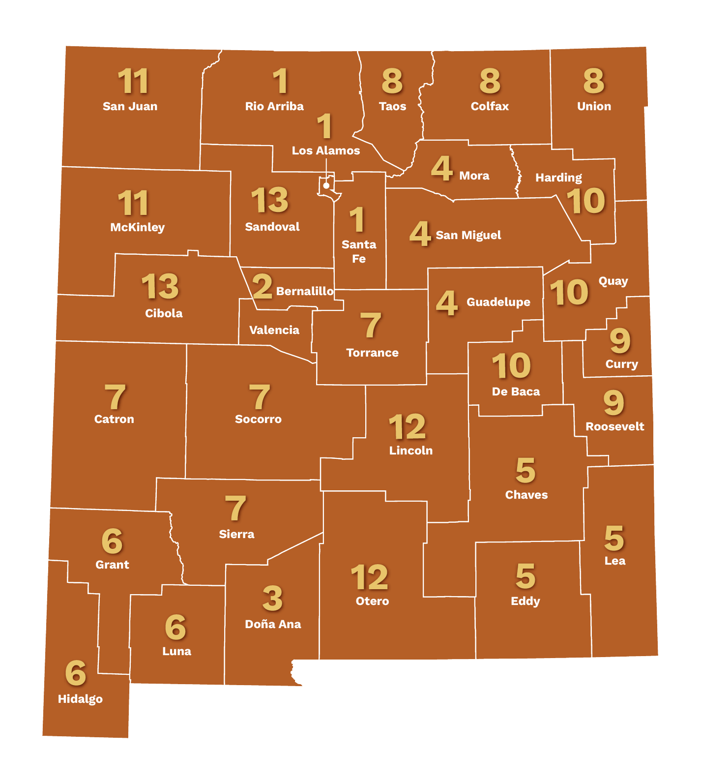 District Map New Mexico Courts