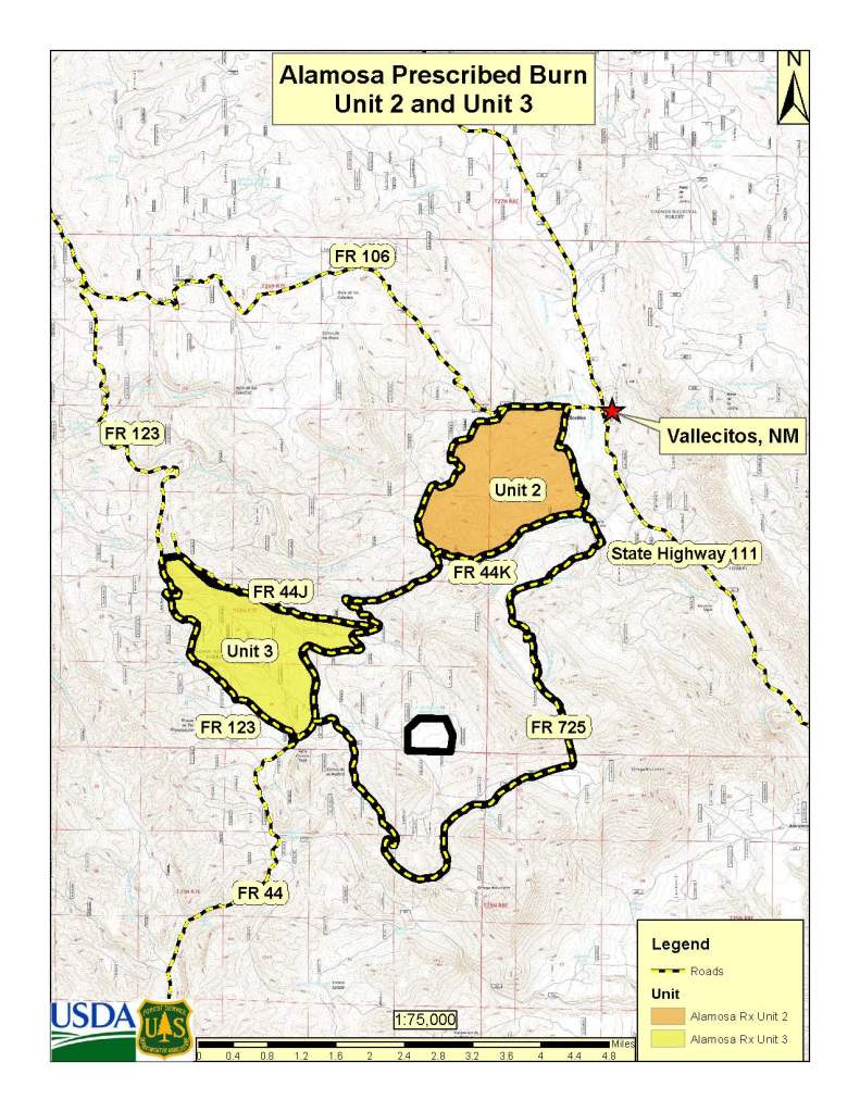 El Rito New Mexico Map Prescribed Burn Planned on the El Rito Ranger DistrictNM Fire Info