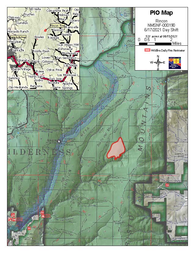  Rincon Fire Community Meeting tonight in MoraNM Fire Info