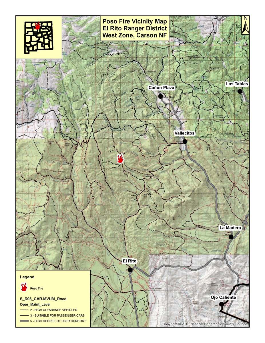 New Mexico Wildfire Map 2023 Poso Fire Update – June 13, 2021 – As Aerial And Hand Ignitions Continue, There Will Be An Increase Of Smoke In The Area. | Nm Fire Info