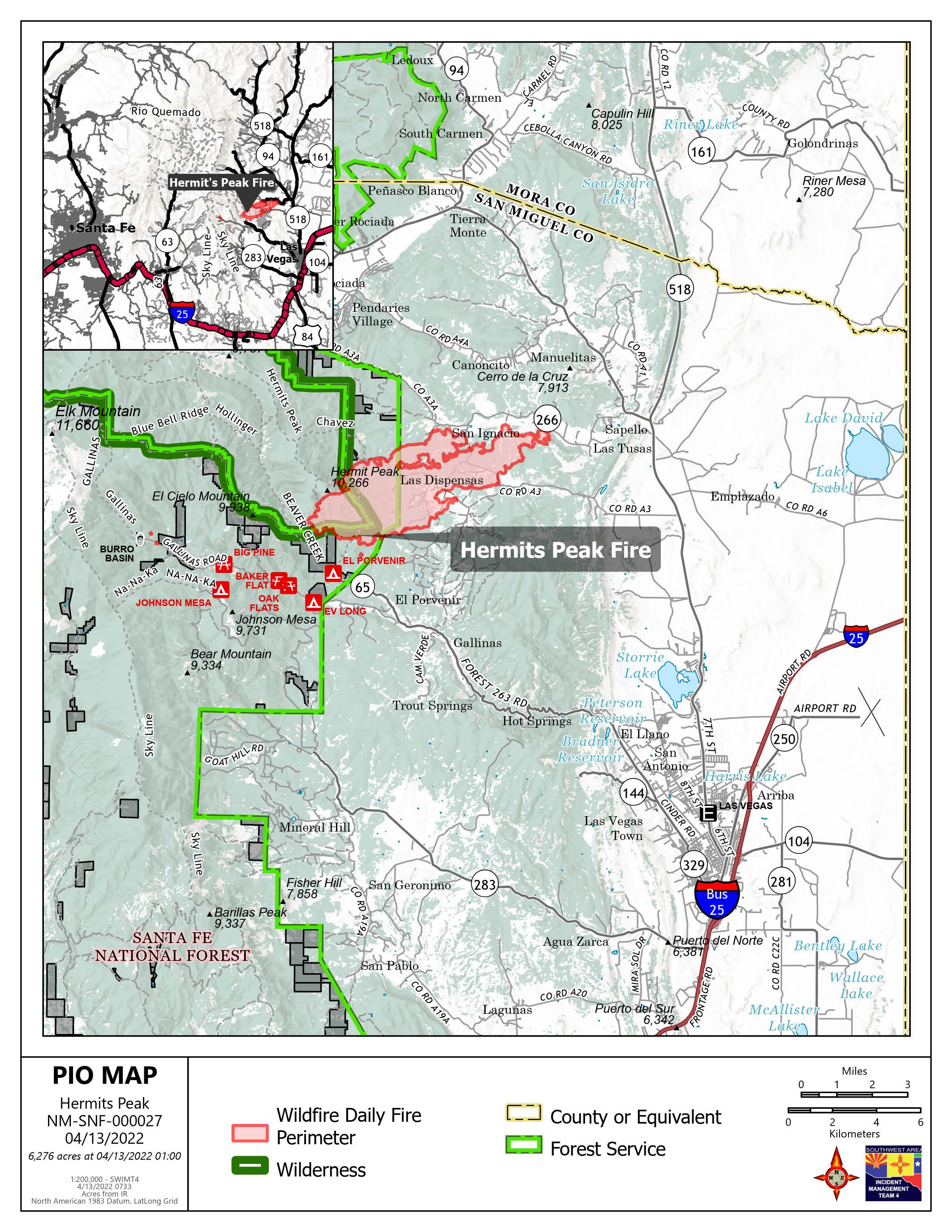  Extreme winds cause rapid growth on the Hermits Peak Fire NM Fire Info
