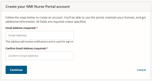Creating an NMI Nurse Portal Account – NMI Board of Nursing