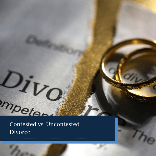 Contested vs. Uncontested Divorce Alward Fisher