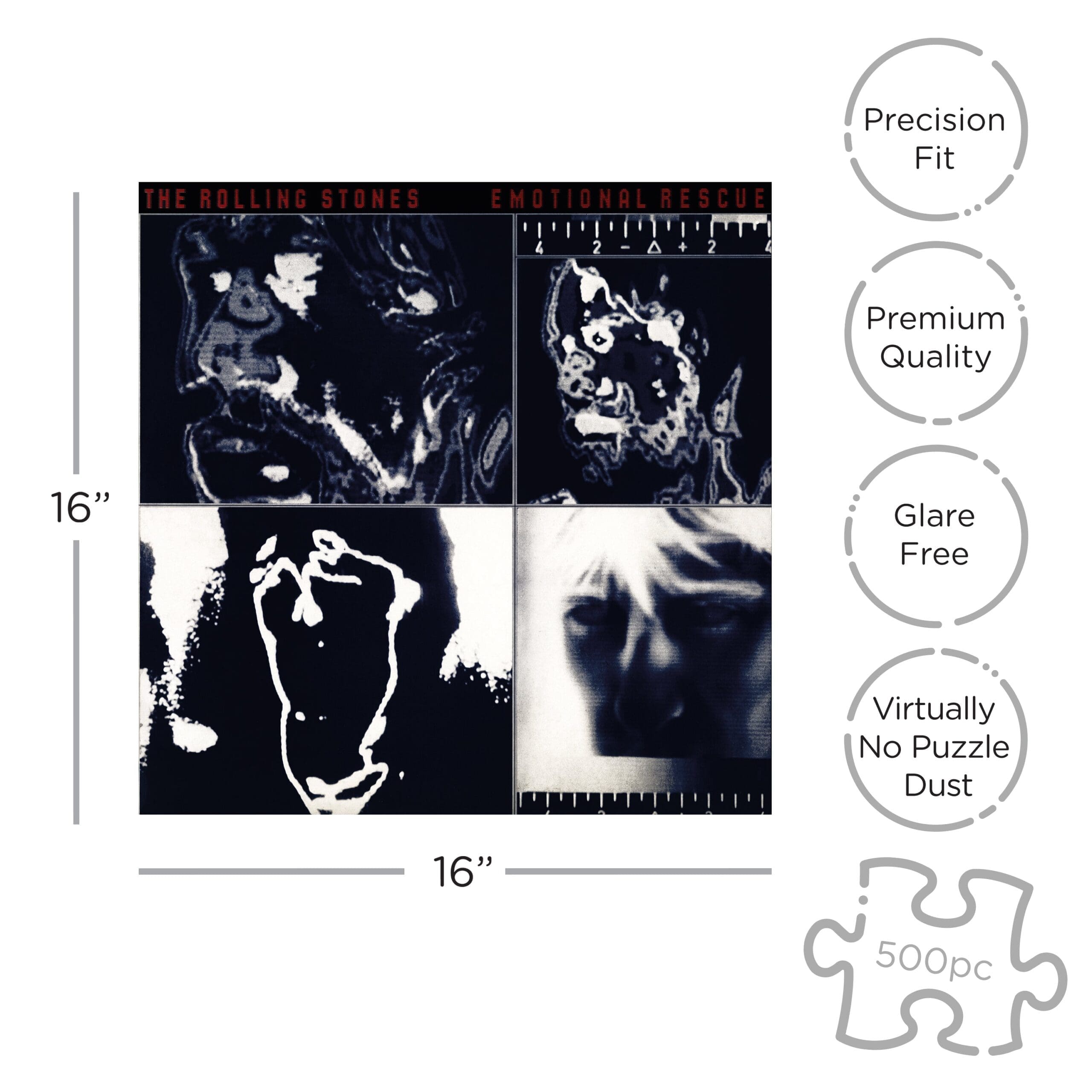 Rolling Stones Emotional Rescue (500 Piece Jigsaw Puzzle) NMR