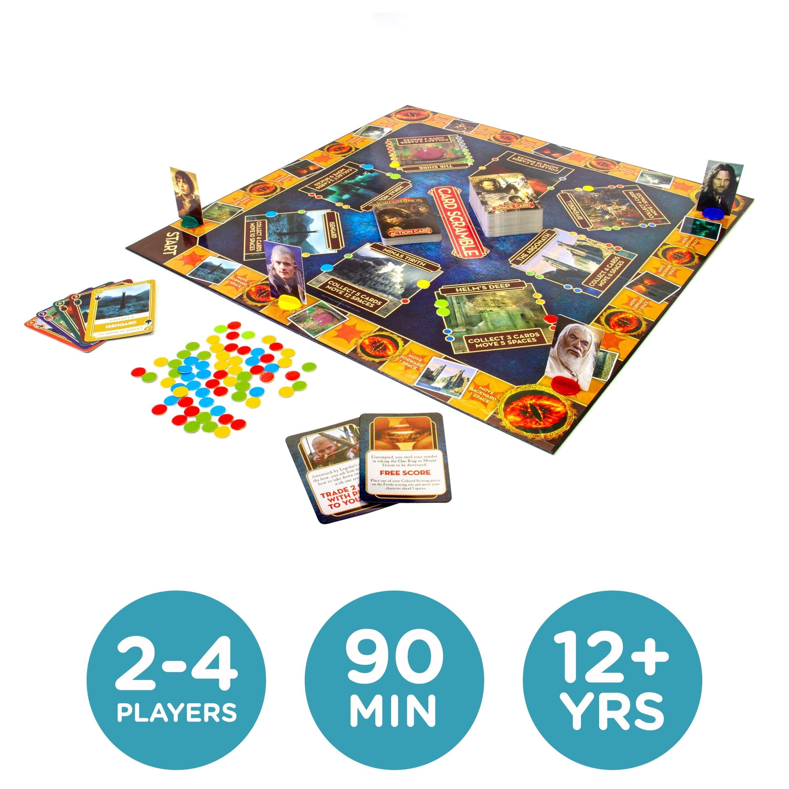 Lord of the Rings Card Scramble NMR