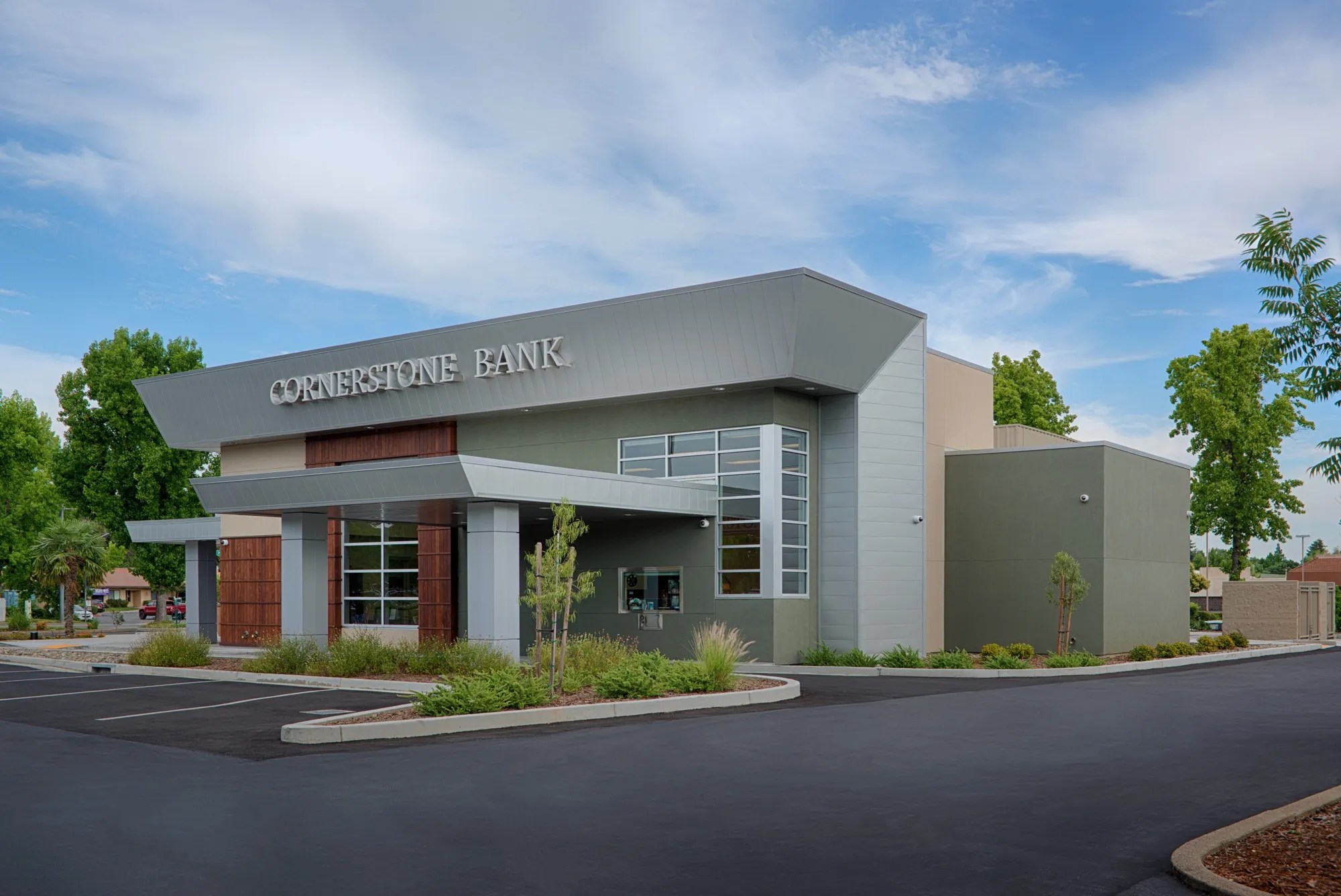 Cornerstone Bank Hartnell Branch Nichols Melburg & Rossetto NMR Architects + Engineers