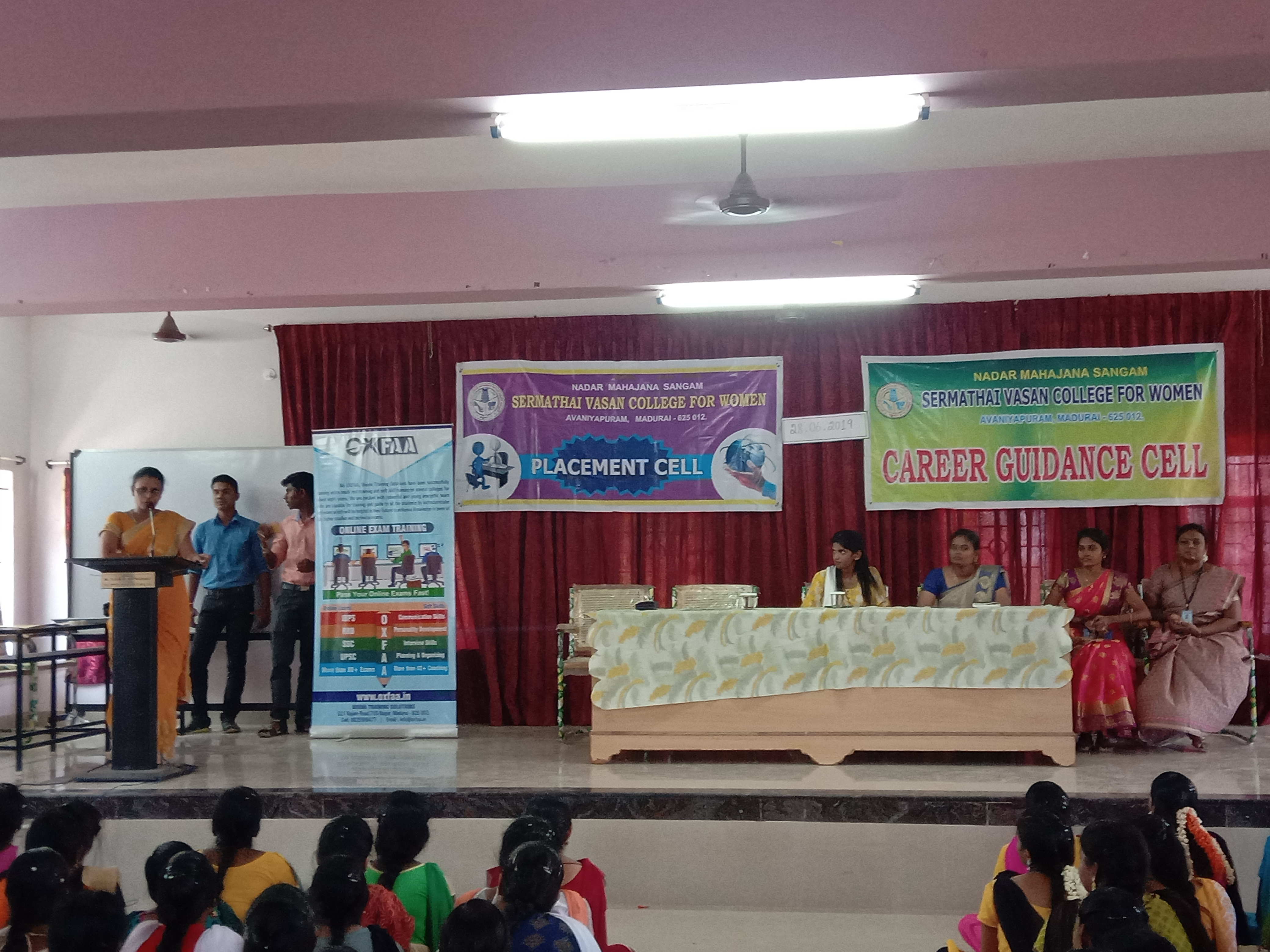 N.M.S. Sermathai Vasan College For Women Madurai625012.