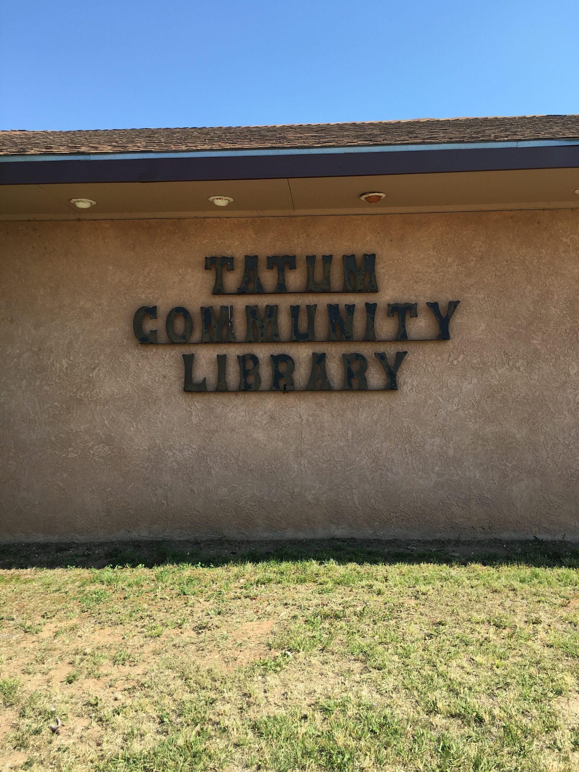 Visit to the Tatum Community Library New Mexico State Library