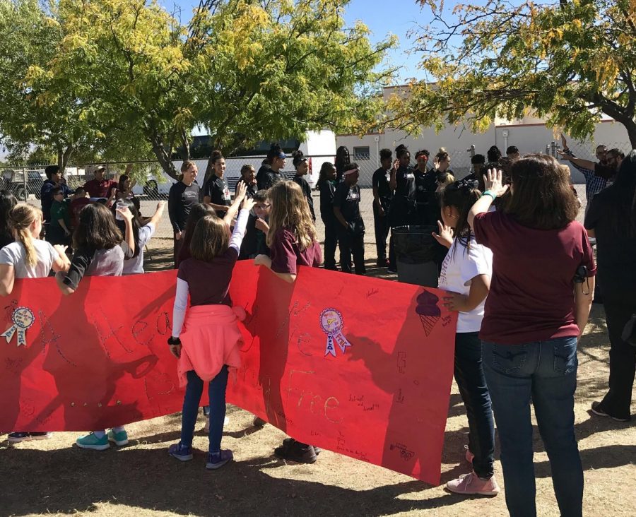 NMSU Women’s Basketball Spends Day at Local Catholic School NMSU Round Up